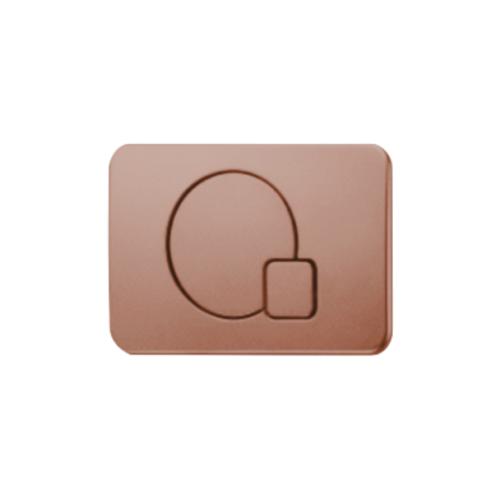 Rose Gold Q Shape Flush Plate